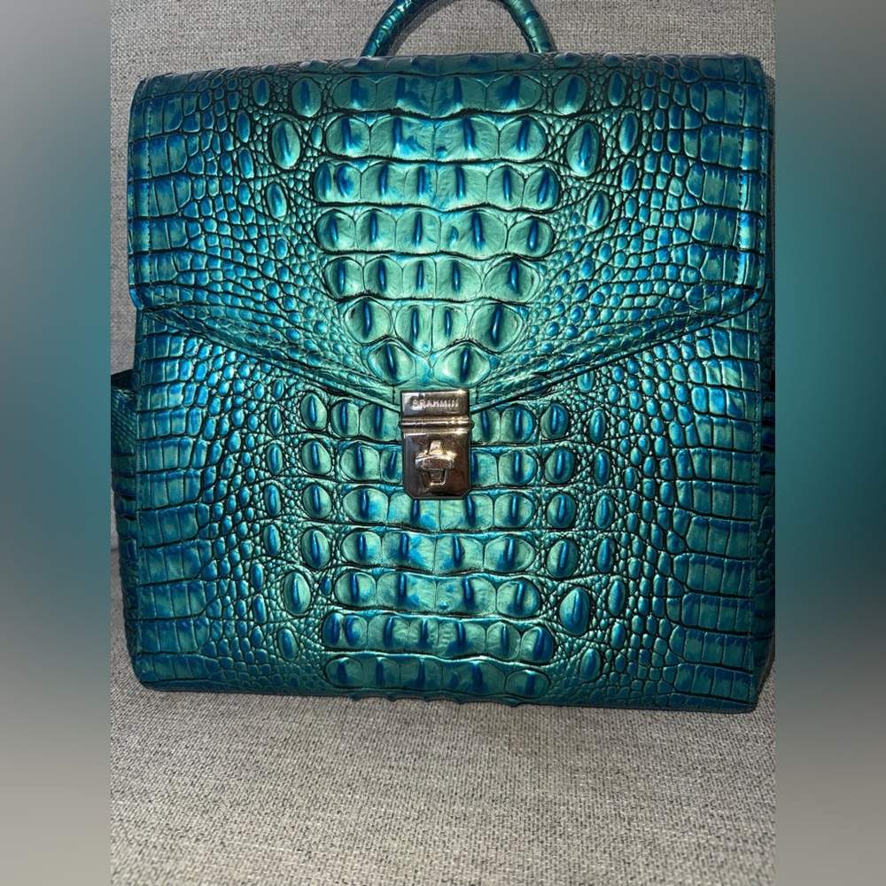 Brahmin Liz backpack peacock